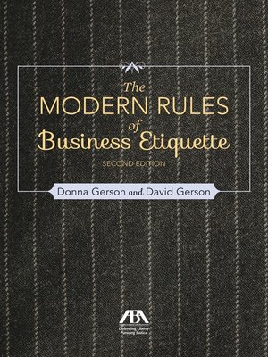 cover image of Modern Rules of Business Etiquette